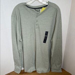Men's Green Henley Shirt